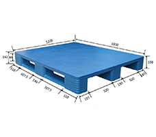 1210川字平板塑料托盤